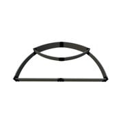 Frame It All Weathered Wood 'Blackbeard'S Hat' 6' X 8' 11" Semi Circle Raised Garden Bed (2 Tier Terrace) - 1" Profile