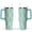 Greenish-blue-6, variant on 40oz Ocean Cute SeaHorse Stainless Steel Flip Straw Tumbler Spill Proof Travel Cup Double Wall Vacuum Insulated Coffee Mug with Top Handle