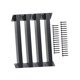 thumbnail image 4 of Soportes angulares para estructuras de madera Soportes angulares de soporte Esquina metálica para cocheras 4 piezas, 4 of 9