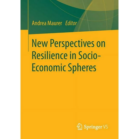 New Perspectives on Resilience in Socio-Economic Spheres, (Paperback)