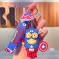thumbnail image 1 of Llavero con colgante de Los Vengadores de Marvel para niños, llavero de coche, llavero de bolsa de teléfono, joyería de adorno, regalos de dibujos animados de Disney Fivean unisex, 1 of 2