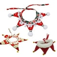 thumbnail image 5 of SPRING PARK Pet Christmas Snowflake Star Shape Collar with Bell for Cats and Small Animals, 5 of 6