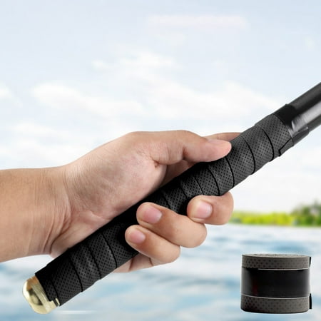 5 Rolls Anti-Slip Sweat Absorbing PU Material Racket Grip Tape Fishing Rod Handle Winding Tape Sports Handle Wrap For Enhanced Grip Stability