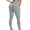 Grey, variant on Yoga Pants Women Enhanced Booty Leggings Sport Fitness Leisure Trousers Long Pants with Pineapple Grid Pattern Women's Pants Pink S