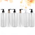 thumbnail image 4 of KAKOWELY 6 Pcs 500ml Bouteilles de Lotion Vides Contenants Bouteilles de Toilette en Plastique Rechargeables Contenant de Savon Liquide en Émulsion Bouteille de sous-Emballage Bouteille d'Émulsion pour Maison Salle de Bain (Style Pompe Aléatoire), 4 of 4