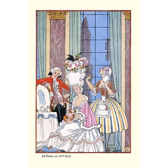 France in the 18th Century-Fine Art Canvas Print (20" x 30")