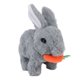 thumbnail image 1 of Láetra De Juguete De Conejito Interactivo Realista Para Niños, Juguete De Conejo Suave Para Cumpleaños, 1 of 7