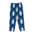 thumbnail image 4 of Junzan Beautiful King Penguin Pattern Women'S Pajama Pants Drawstring Comfy Sleep Bottoms With Pockets, 4 of 9