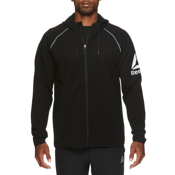 Reebok Men's and Big Men's Active Skybox Full Zip Hoodie, up to Size 3XL