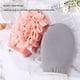 thumbnail image 2 of Bearachild Toalla de doble cara de doble , guantes de baño reutilizables, cuerpo exfoliante de ducha, herramienta de limpieza para frotar el Juegos de accesorios de baño Gris, 2 of 6