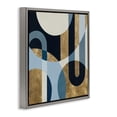 thumbnail image 2 of Stupell Industries Transitional Earthly Shapes & Arches Gray Floating Frame Canvas Art, 25 x 25, by Max Maxx, 2 of 8