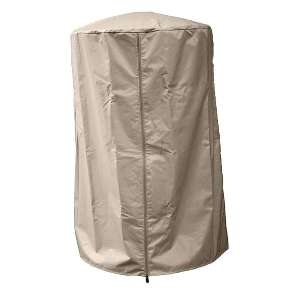 Xingzhi Patio Heater Cover Dustproof Cylinder Lawn Equipment Patio Cover Winter Black Pool Beige 61x96.5cm