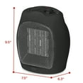 thumbnail image 4 of BLACK+DECKER 1,500-Watt-Max Desktop Ceramic Heater with Fan Setting (Black), BHDC500B46, 4 of 5