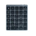 thumbnail image 3 of Bluetooth Number Pad Rechargeable 28 Keys Wireless Mini Numeric Keypad Numpad for Tablet Computer White, 3 of 4