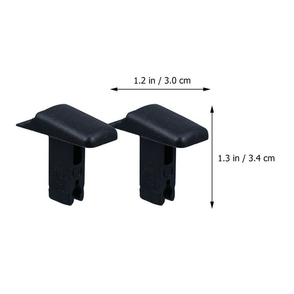 Telescopic Ladder Replacement Switch Buttons Black Plastic for Single Straight Ladder 10 Pieces
