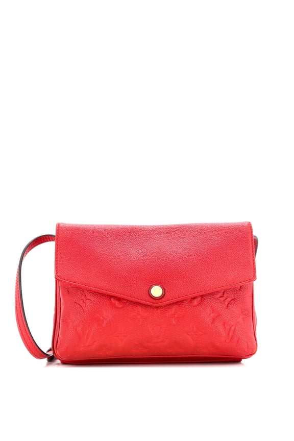 Pre-Owned Twice Handbag Monogram Empreinte Leather By Rebag