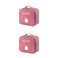 thumbnail image 4 of yingyy Emergency Organizer for Zipper Closure Household Empty Storage Bag Classification Dust-proof Students Survival Package Case Red Large 2Set, 4 of 6