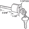thumbnail image 2 of Segal Replacement Deadbolt Lock Cylinder in Brushed Chrome Finish, 2 of 2
