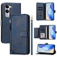 thumbnail image 1 of FOXDOCK Funda Tipo Cartera para Xiaomi Poco X8 Pro Max Cuero PU con Cremallera y Correa de Muñeca, Ranuras para Tarjetas, Soporte Plegable, Cierre Magnético, 1 of 5