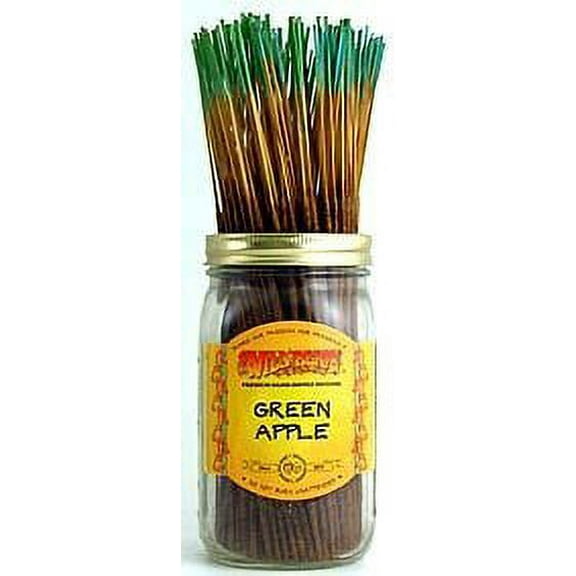 Wildberry Incense Sticks, 100 Sticks - Green Apple