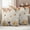 Yellow Orange, variant on Fall Grey Orange Outdoor Waterproof Pillow Covers, Thanksgiving Pumpkins Rustic Maple Leaf Decorative Square Throw Pillowcase Sofa Cushion Sham for Patio/Couch/Chair, 20"x20" 2 Pack
