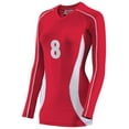 thumbnail image 1 of Teamwork Athletic Apparel Girls Cobra Long Sleeve Volleyball Jersey, 1 of 1