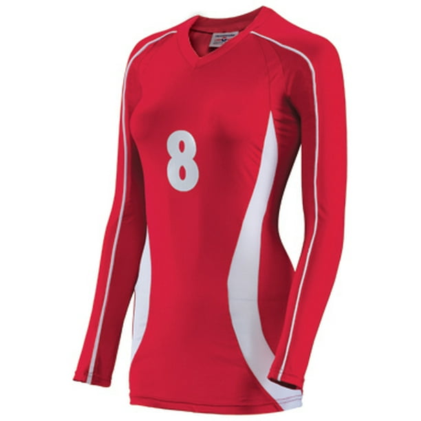 Teamwork Athletic Apparel Girls Cobra Long Sleeve Volleyball Jersey