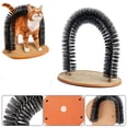 thumbnail image 2 of Pet dog & Cat Scratcher Arch Post Scratching K itten Toy Scratch Grooming Play Fun Furniture Tickling Play Toy Rub Hair Brush Pet Products Funny Cats Tool Cat Arch Toy Home House, 2 of 9