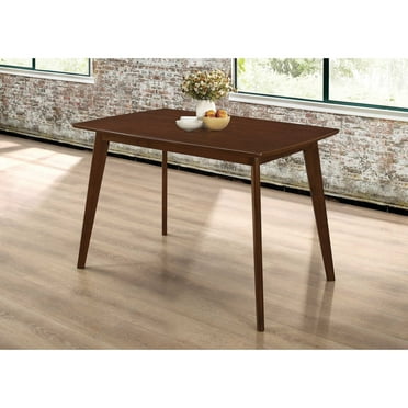 Coaster Kersey Wood Dining Table with Angled Leg in Chestnut