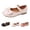 Beige, variant on Girls Dress Shoes Cute Bow Closed Toe Falt Shoes Mary Jane Shoes Elegant Comfy School Uniform Shoes Casual Daily