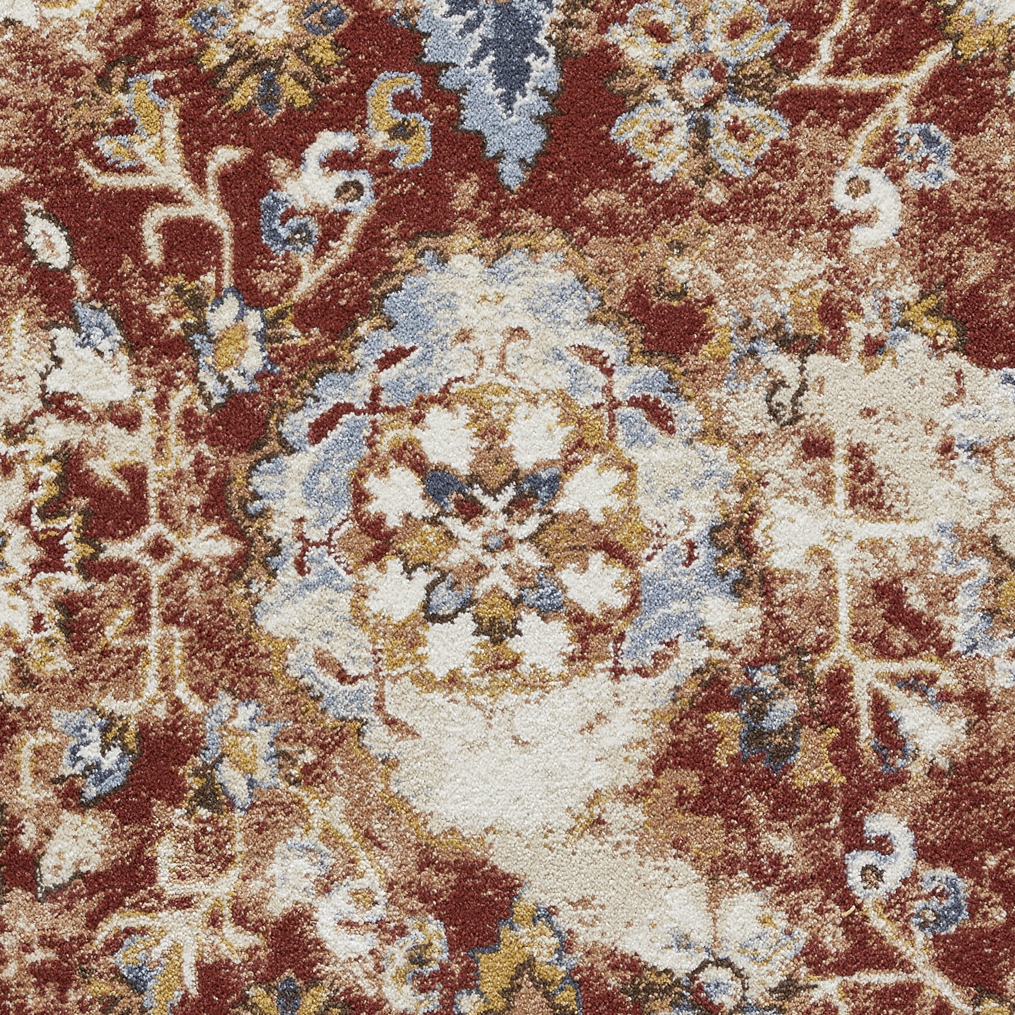 Loomaknoti Alsbrooke Amibell 9' x 12' Orange/Red Tribal Indoor Area Rug
