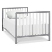 Carters Colby 4-in-1 Convertible Mini Crib with Trundle, Gray and White