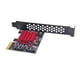 thumbnail image 1 of Tarjeta de expansión jinwen Pci-Express 2 puertos 6Gbps, 1 of 4