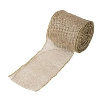 Beautynvta Christmas Ribbon, 14.93 Ft x 2.5 Inch, Gold Glitter Sheer Mesh Fabric Ribbon, Xmas Wired Ribbon Roll for Winter Wreath Bow Making DIY Crafts Gift Wrapping