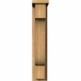 thumbnail image 2 of 5 1/2"W x 12"D x 28"H Newport Smooth Corbel w/Backplate, Western Red Cedar, 2 of 9