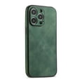 thumbnail image 4 of PU Leather Case for iPhone 12 Mini, Full Camera Lens Protection Cover,PU Leather Slim Luxury Business Non-Slip Grip Rugged Shockproof Full Body Protective Case for iPhone 12 Mini, Darkgreen, 4 of 5