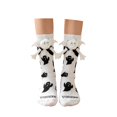 thumbnail image 3 of Halloween Hand Holding Stockings for Couples, Crew Sock Pair, Funny Halloween Party Socks, 3 of 5