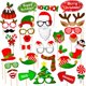 thumbnail image 1 of 32 Piezas de Accesorios para Fotos de Fiesta de Navidad, Kit de Accesorios para Fotomatón de Navidad, Decoración de Fiesta de Feliz Navidad, Gafas de Navidad, Suministros para Fotos de Fiesta de, 1 of 6