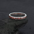 thumbnail image 4 of Garnet Eternity Bands, 4 of 12
