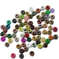 thumbnail image 3 of 6pcs Mixed Gemstone Big Hole Rondelle European Loose Beads Fit Bracelet Charms, 3 of 8