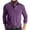 Purple, variant on BLTIBY Mens Long Sleeve Shirts Spring Fall Solid Color Button Down Lapel Shirt Fashion Casual Pullover Tops 2025 Apricot XXL