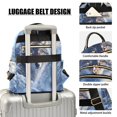 thumbnail image 4 of JIALIOU Mini Backpack Purse for Women Quilted Casual Daypack Small Travel Shoulder Bag, Snow Wolf under Moon, 4 of 7