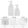 thumbnail image 2 of MasteelfCA 2Pcs Mousse-foam Bottles Travel Refillable Bottles Lotion Containers (White), 2 of 8