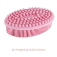 thumbnail image 3 of Cepillo De Baño De Silicona, Ducha De Masaje Suave, Exfoliante Facial, Cepillo De Piel Limpia Portátil Para Bebé, Niño Pequeño, Ducha Infantil, Baño En Casa Kearding HA027941-01, 3 of 7