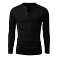 thumbnail image 3 of Playera Slim Fit Hombre Caballero Camisa Botón Manga Larga, 3 of 4