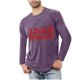 thumbnail image 1 of Blusas y camisas de manga larga con cuello redondo para hombre, deportivas, fitness, hogar, pijamas estampados, camiseta de manga larga con cuello redondo, blusa de poliéster para hombre, 1 of 3