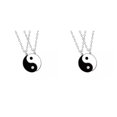 thumbnail image 1 of Jumpingount 1 Pair Adjustable Couple Necklace Lover Best Gift Ornaments Jewelry Classic Pendant Chinese Hanging Birthday Friends Unisex 50cm 2Conjunto, 1 of 6