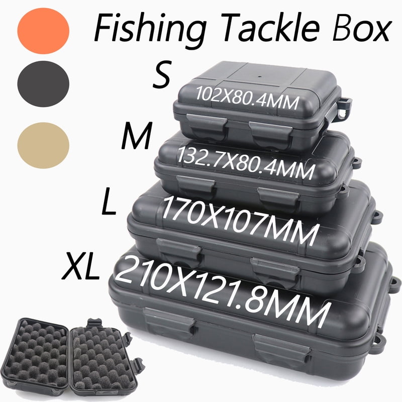 Outdoor Waterproof Survival Sealed Box Dustproof Shockproof Plastic EDC Tools Storage Container Case Holder Fishing Tackle Box