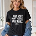 thumbnail image 3 of Jollimate I Just Hope Both Teams Have Fun Shirt, Women Cute Sports Graphic Tee, Retro Smiley T-Shirt for Her, 3 of 6