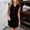 Style1-Black dresses for women, variant on Womens Button Down Shirt Dress Collared with Pockets Single Breasted Loose Midi Sundress White XXL